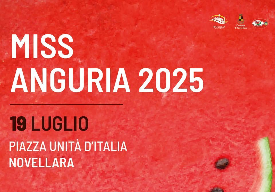 Miss Anguria 2025, tutto in una sera